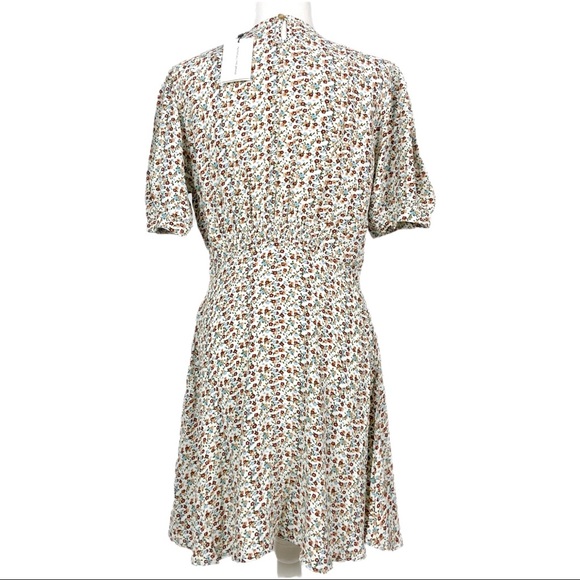 Faithfull The Brand floral Mini Dress size 6 - Picture 6 of 12